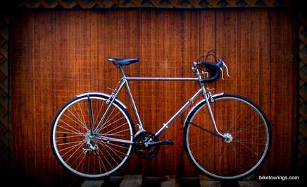 Picture of vintage touring bike