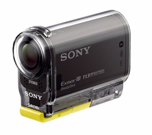 Picture of Sony HDR-AS30V action camera for bike touring, adventure cycling and mountain biking