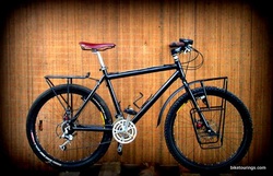 Picture of bike commuter touring bike for off road use