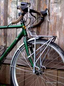 front rack touring bike