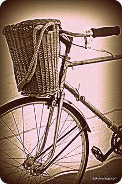 Picture of DIY Handlebar Basket for bike commuting