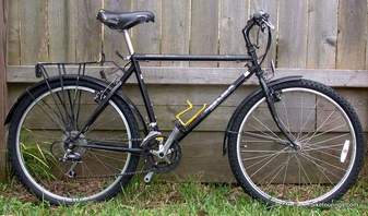 Picture of restored bike for bicycle touring and commuting