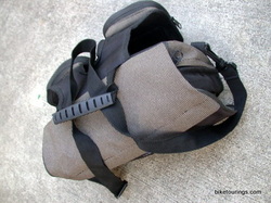Picture of affordable quality waterproof handlebar bag for bike touring