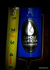 Picture of UCO candle lantern for bicycle touring and camping