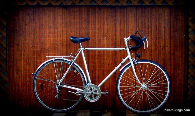 Picture of Vintage Motobecane Prestige for bicycle touring and commuting