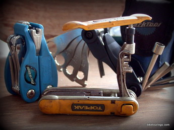 Picture of multi tools for bikes