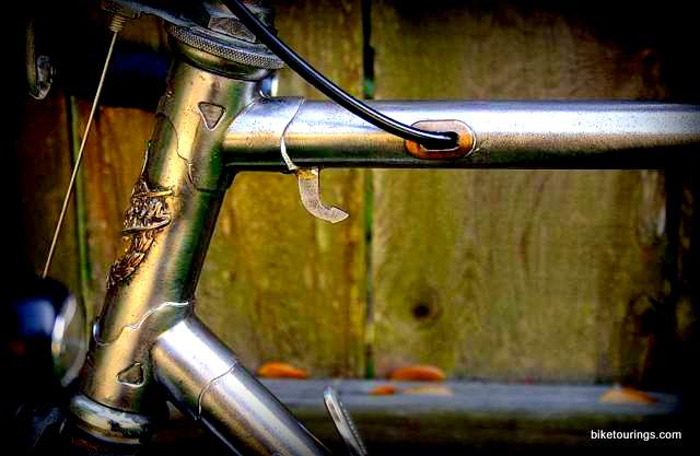 bare metal bike frame