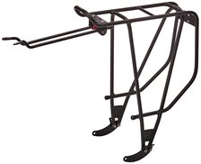 Picture of axiom DLX Streamliner Disc Cycle Rack, Black for bicycle touring or bike commuting