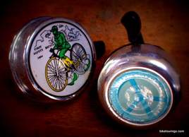 Picture of bicycle bells for bike commuting