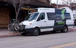 Picture of Colorado bus with bicycle carrier