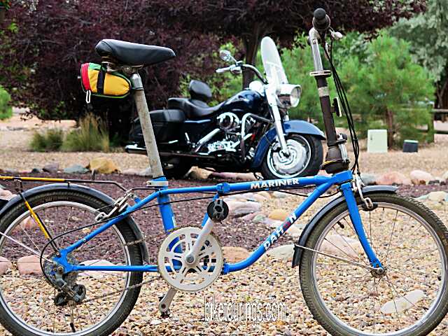 vintage dahon folding bike