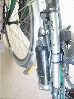 frame mounted bike pump